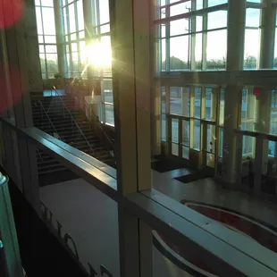 Looking at the entryway.