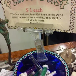 a sign for a home dust