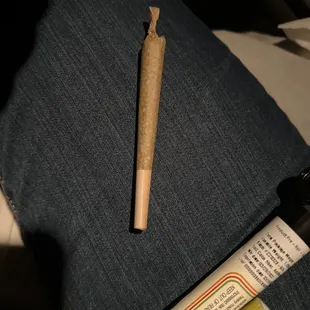 1g pre-roll of grape cake head.