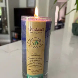 Chakra candle