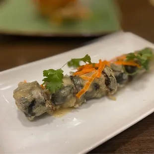 Crispy sushi roll