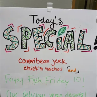 Special's board
