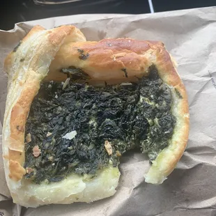 Spinach feta pastry