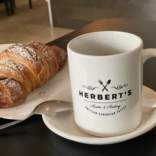 Coffee &amp; Nutella Chocolate croissant