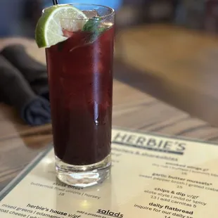 Ginger Berry drink! Superb