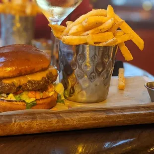On the cobb burger