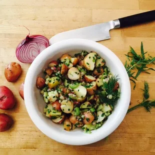 Tangy German-Style Potato Salad