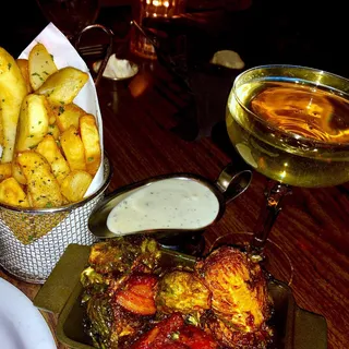 Brussels Sprouts and Honey Swino