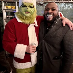 Hanging out with the grinch