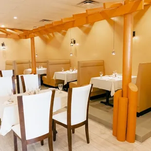 the interior of a restaurant