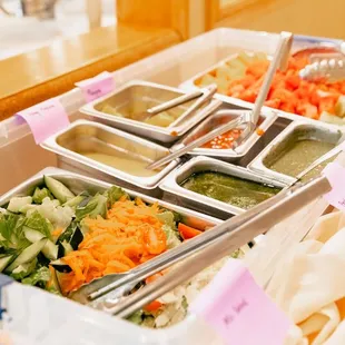 interior, salads