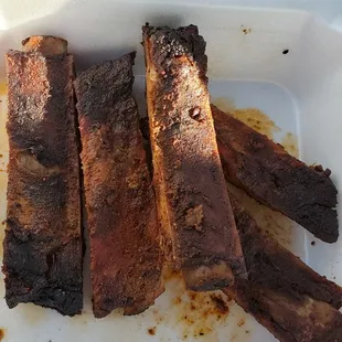 This is a half slab of ribs.