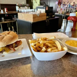 All these years I never posted the herb burg??!  Bacon add. Best around. Must get cheeze dip for fries