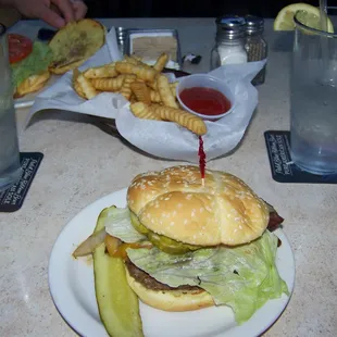 Cheeseburgers and Fries.