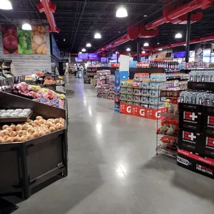 a grocery store with a variety of products
