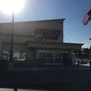 outside