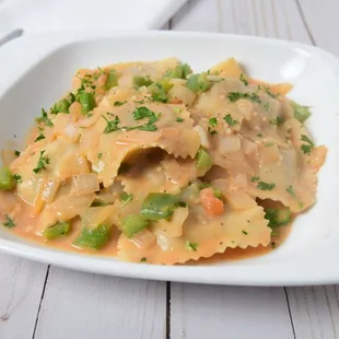 Mushroom ravioli