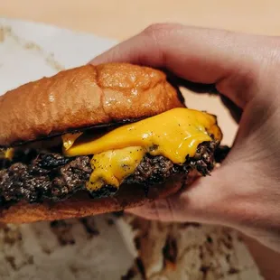 Burger is a bit on the greasy side