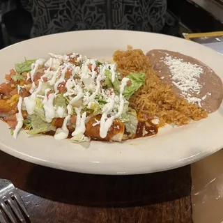 CHICKEN ENCHILADAS