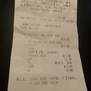 Receipt