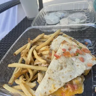 Smokey Chicken Quesadilla.