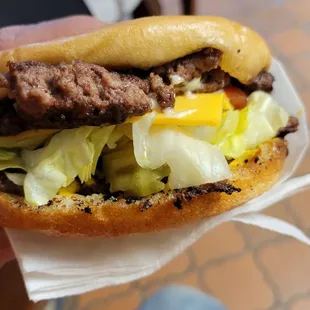 Double meat- Double cheese do i need to say anything more...