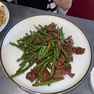 Garlic Green Beans with Beef