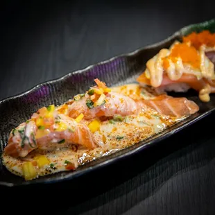 Modern K-Pop Twist Premium AYCE Sushi "Paprika Salmon" 414 S Western Ave Ste B Los Angeles, CA 90020