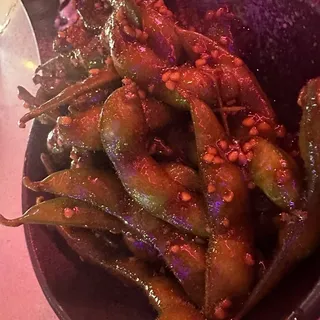 2. Garlic Edamame