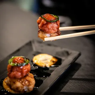 13. Crispy Rice with Spicy Tuna