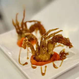 Fried soft shell crab