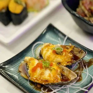 1. Baked Green Mussel