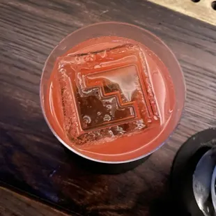 Red - Mezcal drink