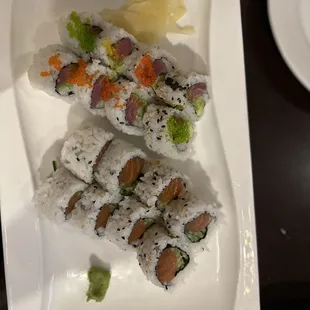 Salmon Roll + another