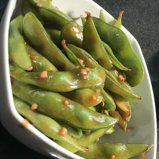 Garlic Edamame