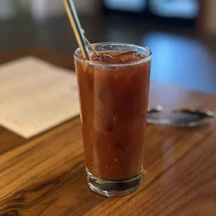 Bloody Mary 11/2023 nice and spicy - but balanced.