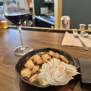 Cobbler and wine