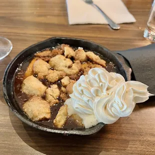 Peach cobbler