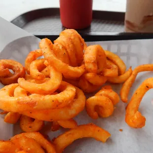 Curly fries.