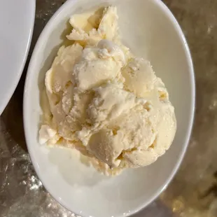 Vanilla ice cream