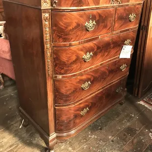 Mahogany Chest of Drawers Circa 1880