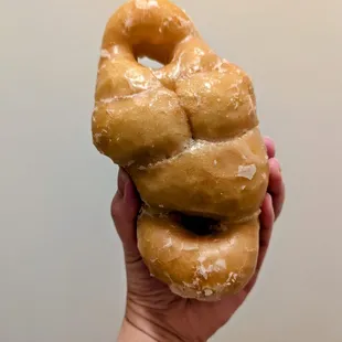 Tender doughnut is so large, I had it for two meals.