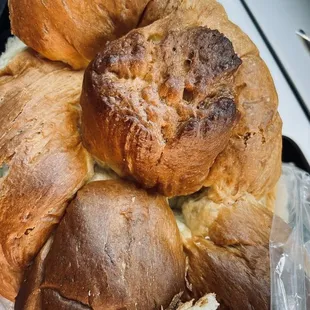 Dried out but suppose to be fresh Hallah bread.