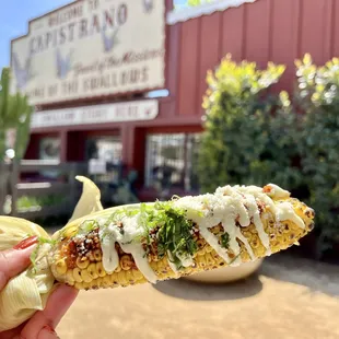 Elote Sweet Corn. Charred and sweet.