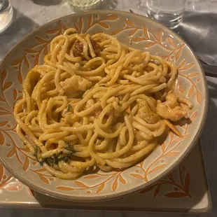 Shrimp pasta