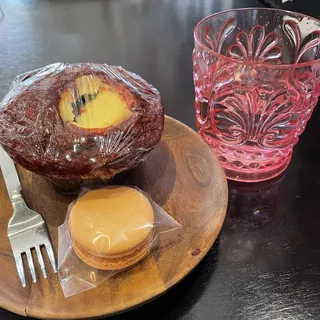 Red Velvet and Cheese Muffin