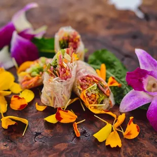 vegetable spring rolls