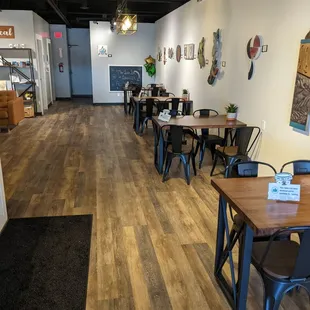 Seating area.