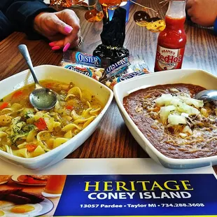 Chicken Noodle Soup n Chili Special