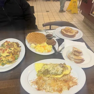 Pork chorizo skillet